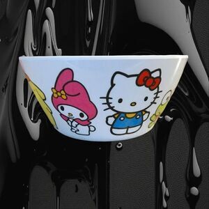 Sanrio Hello Kitty And Friends 6" Printed Melamine Cereal Bowl NWOT